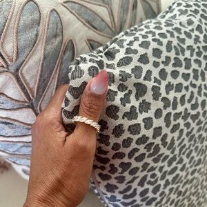 Melinda Maria Gold Twisted Rope Ring